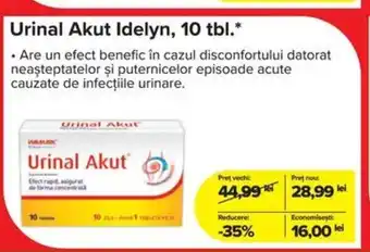 Dr.Max Urinal Akut Idelyn Ofertă
