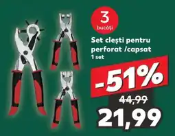 Kaufland Set clești pentru perforat /capsat Ofertă