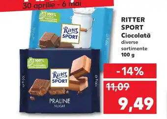 Kaufland RITTER SPORT Ciocolată Ofertă