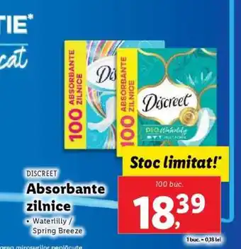 Lidl DISCREET Absorbante zilnice Ofertă