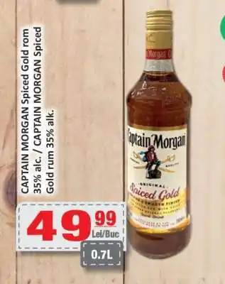 CBA CAPTAIN MORGAN Spiced Gold Rom Ofertă