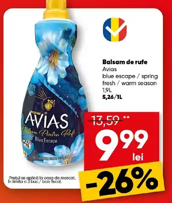PROFI Balsam de rufe Avias Ofertă