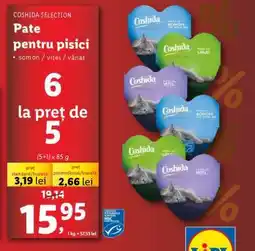 Lidl Coshida Selection Pate pentru pisici Ofertă