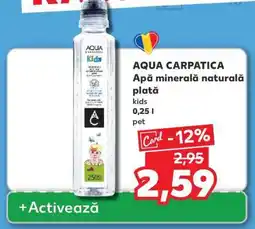 Kaufland AQUA CARPATICA Ofertă