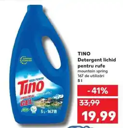 Kaufland TINO Detergent lichid pentru rufe Ofertă