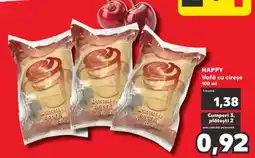 Kaufland HAPPY Vafă cu cireșe 100 ml Ofertă
