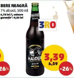 Penny Bere Neagră Haiduc Brun Ofertă