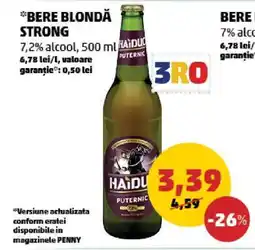 Penny Bere blondă strong Ofertă