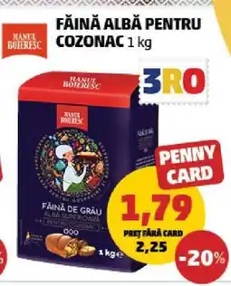 Penny Făină albă pentru cozonac 1 kg Ofertă