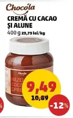 Penny Chocola Cremă cu Cacao și Alune Ofertă