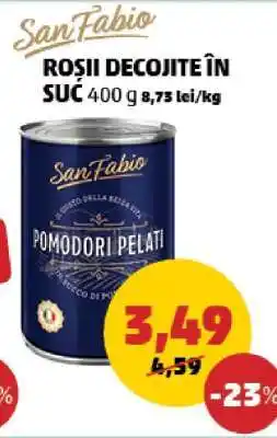 Penny Roșii decojite în suc San Fabio Ofertă