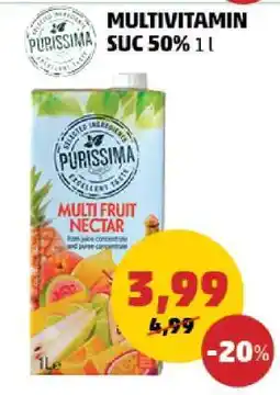 Penny MULTIVITAMIN SUC 50% 1 l Ofertă