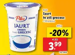 Lidl Iaurt în stil grecesc Ofertă