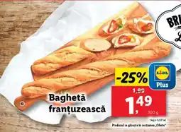 Lidl Baghetă franțuzească Ofertă