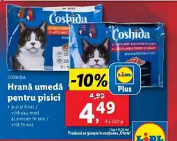 Lidl COSHIDA Hrană umedă pentru pisici Ofertă