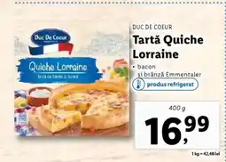 Lidl Tartă Quiche Lorraine Ofertă