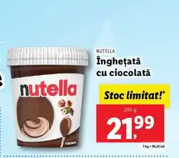 Lidl Înghețată cu ciocolată Nutella Ofertă