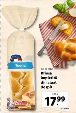 Lidl Briosa împletită din aluat dospit Ofertă