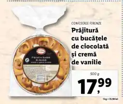Lidl Prăjitură cu bucățele de ciocolată și cremă de vanilie Ofertă