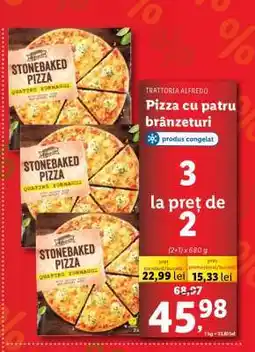 Lidl Pizza cu patru brânzeturi Ofertă