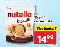Lidl Nutella Biscuiți cu ciocolată Ofertă