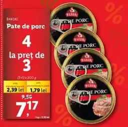 Lidl Pate de porc Ofertă