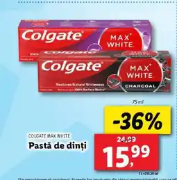 Lidl COLGATE MAX WHITE Pastă de dinți Ofertă