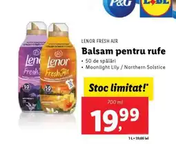 Lidl LENOR FRESH AIR Balsam pentru rufe Ofertă