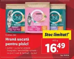 Lidl PURINA ONE Hrană uscată pentru pisici Ofertă