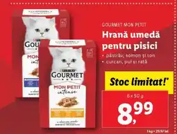 Lidl GOURMET MON PETIT Hrană umedă pentru pisici Ofertă