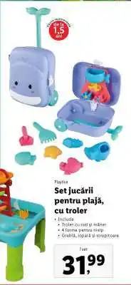 Lidl Set jucării pentru plajă, cu troler Ofertă