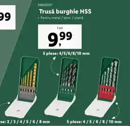 Lidl Trusă burghie HSS Ofertă