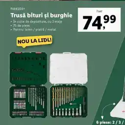 Lidl Trusă bituri și burghie Ofertă