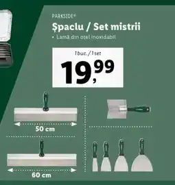 Lidl PARKSIDE Șpaclu / Set mistrii Ofertă