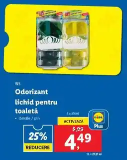 Lidl Odorizant lichid pentru toaletă Ofertă