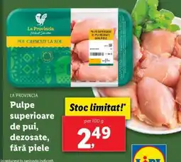 Lidl Pulpe Superioare de Pui, Dezosate, Fără Piele Ofertă