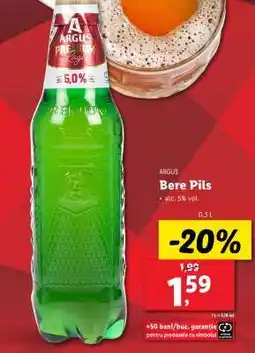 Lidl ARGUS Bere Pils Ofertă