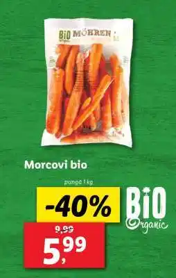 Lidl Morcovi bio Ofertă
