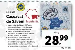 Lidl Cașcaval de Săveni Ofertă