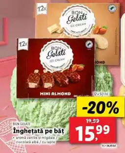 Lidl Înghețată pe băț BON GELATI Ofertă