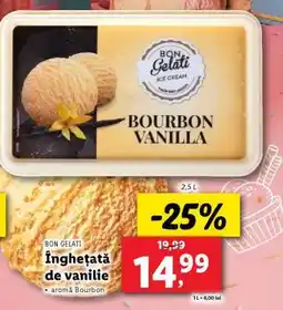 Lidl BON GELATI Înghețată de vanilie Ofertă