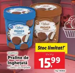 Lidl Gelatelli Praline de înghețată Ofertă