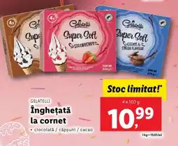 Lidl Gelatelli Înghețată la cornet Ofertă