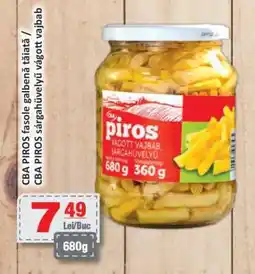 CBA CBA PIROS fasole galbenă tăiată Ofertă