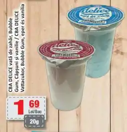 CBA CBA DELICE vată de zahăr, Bubble Gum, Căpșuni și Vanilie Ofertă