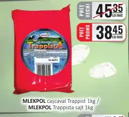 CBA MLEKPOL caşcaval Trappist Ofertă
