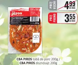 CBA CBA PIROS tobă de porc Ofertă
