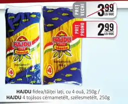 CBA HAJDU fidea/tăiţei lați, cu 4 ouă Ofertă