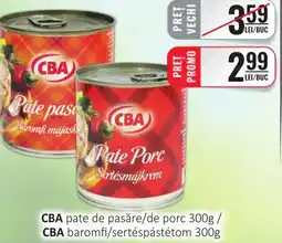 CBA CBA pate de pasăre/de porc Ofertă