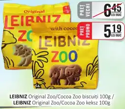 CBA LEIBNIZ Original Zoo/Cocoa Zoo biscuiți Ofertă